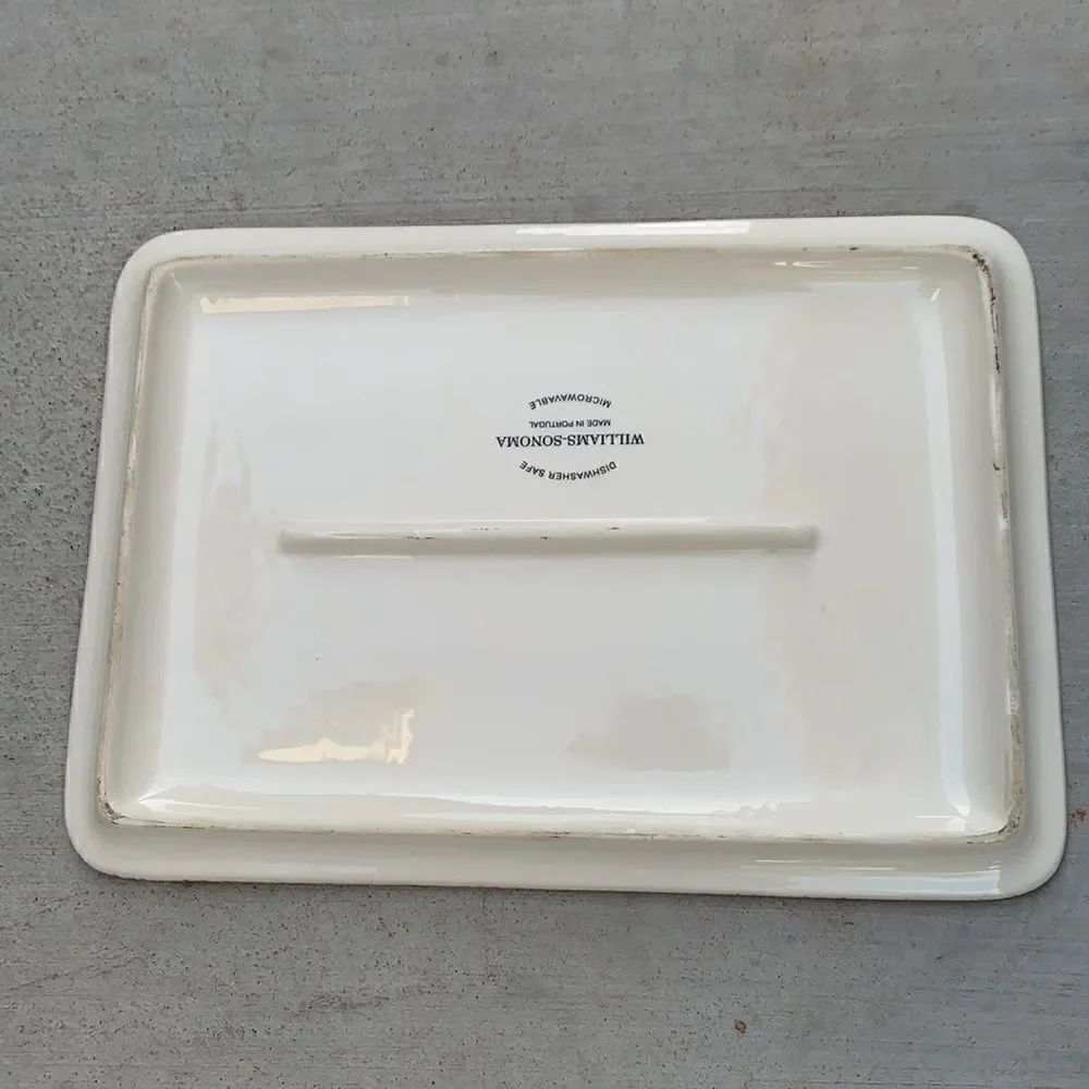 Williams Sonoma Stoneware Enamel Finish Made Portugal Cheese Charcuterie Board - Picture 4 of 4